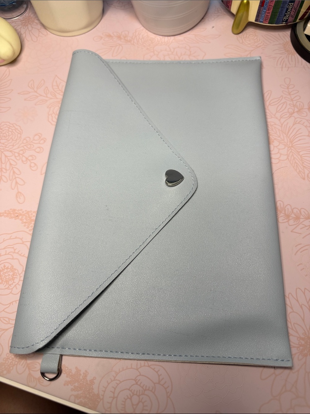 Simply Gilded padfolio pouch - Light blue